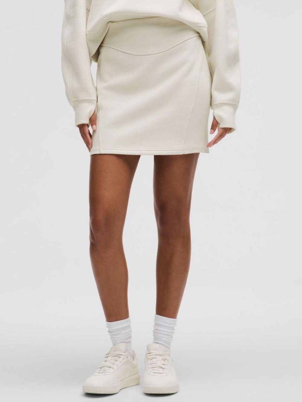 Lululemon Scuba High-Rise Mini Skirt Bone Sz Small NWT❤️